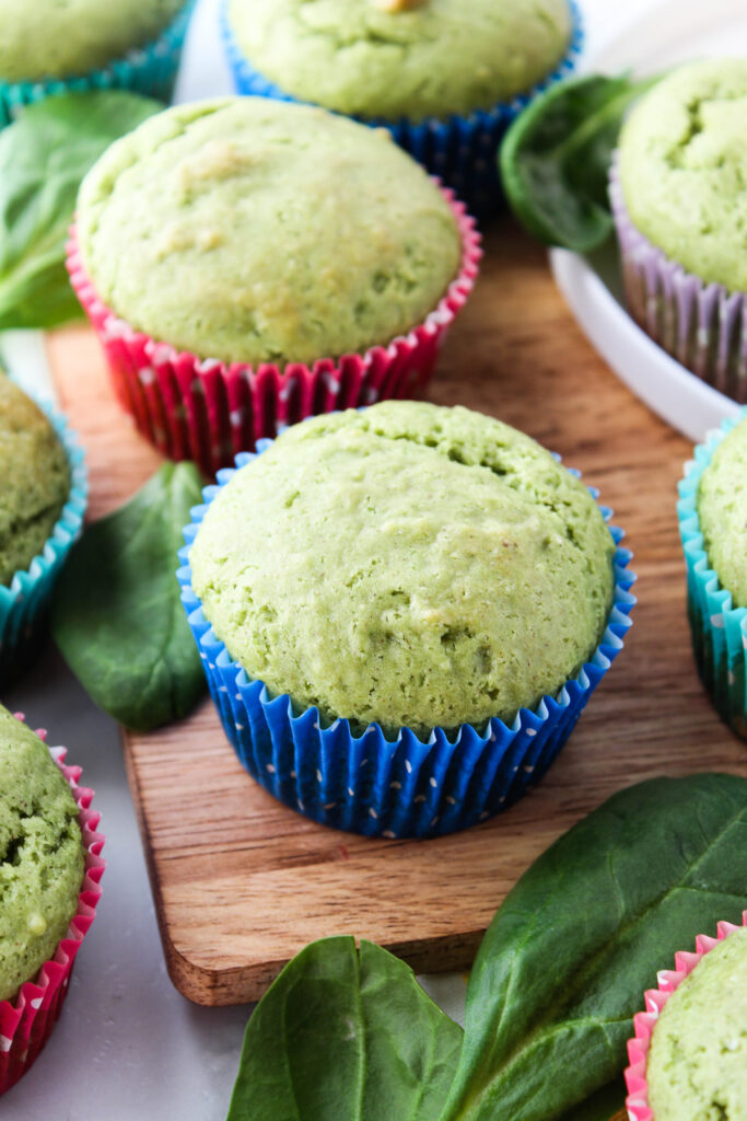 Vegan Hulk Spinach Banana Muffins