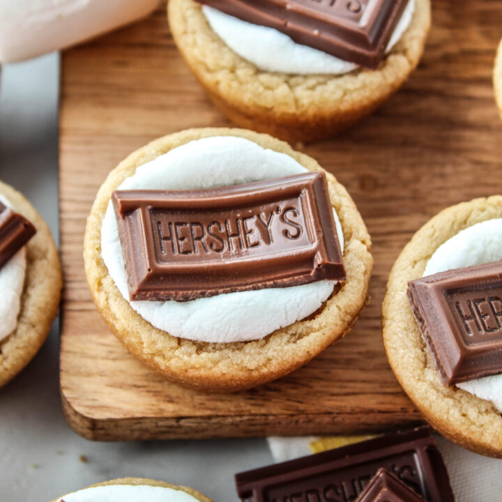 Peanut Butter S'mores Cookie Cups