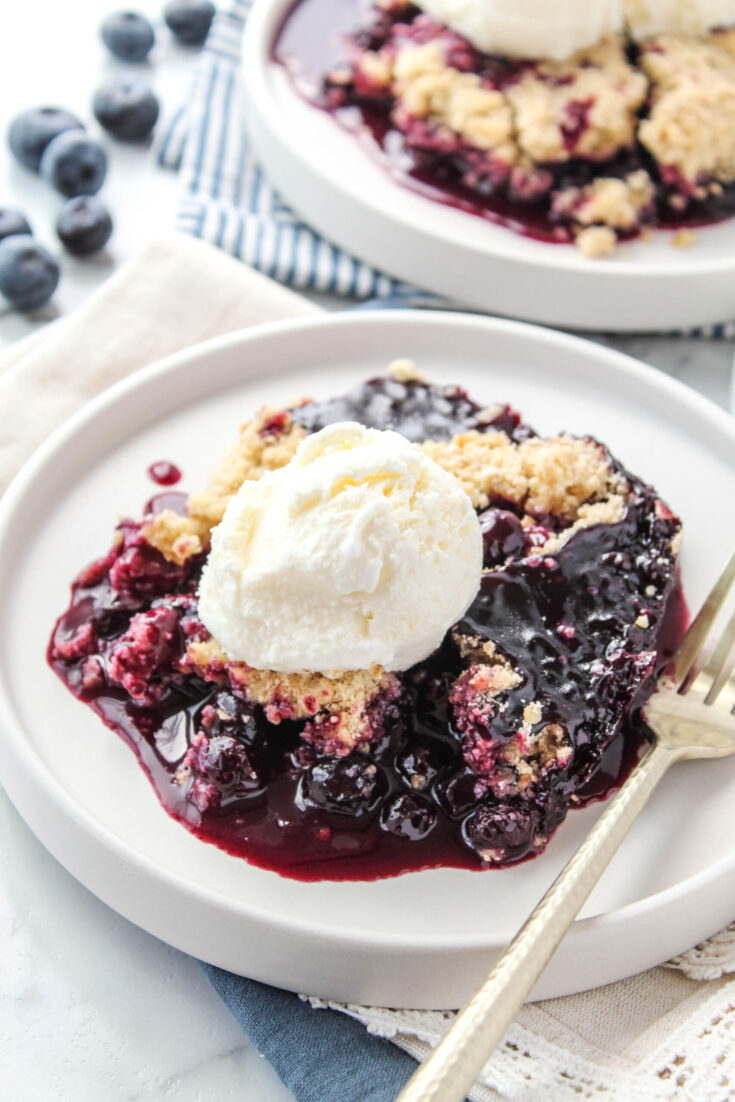 Easy Blueberry Crisp