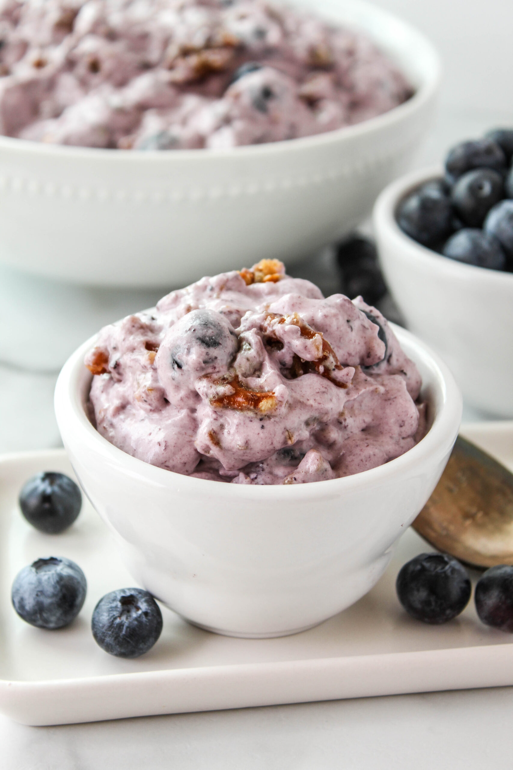 Blueberry Pretzel Salad Baking You Happier