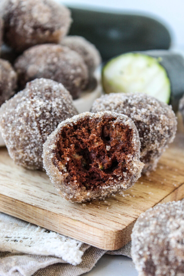 Mini Zucchini Donut Muffins