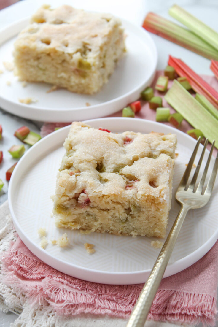 Rhubarb Breakfast Cake