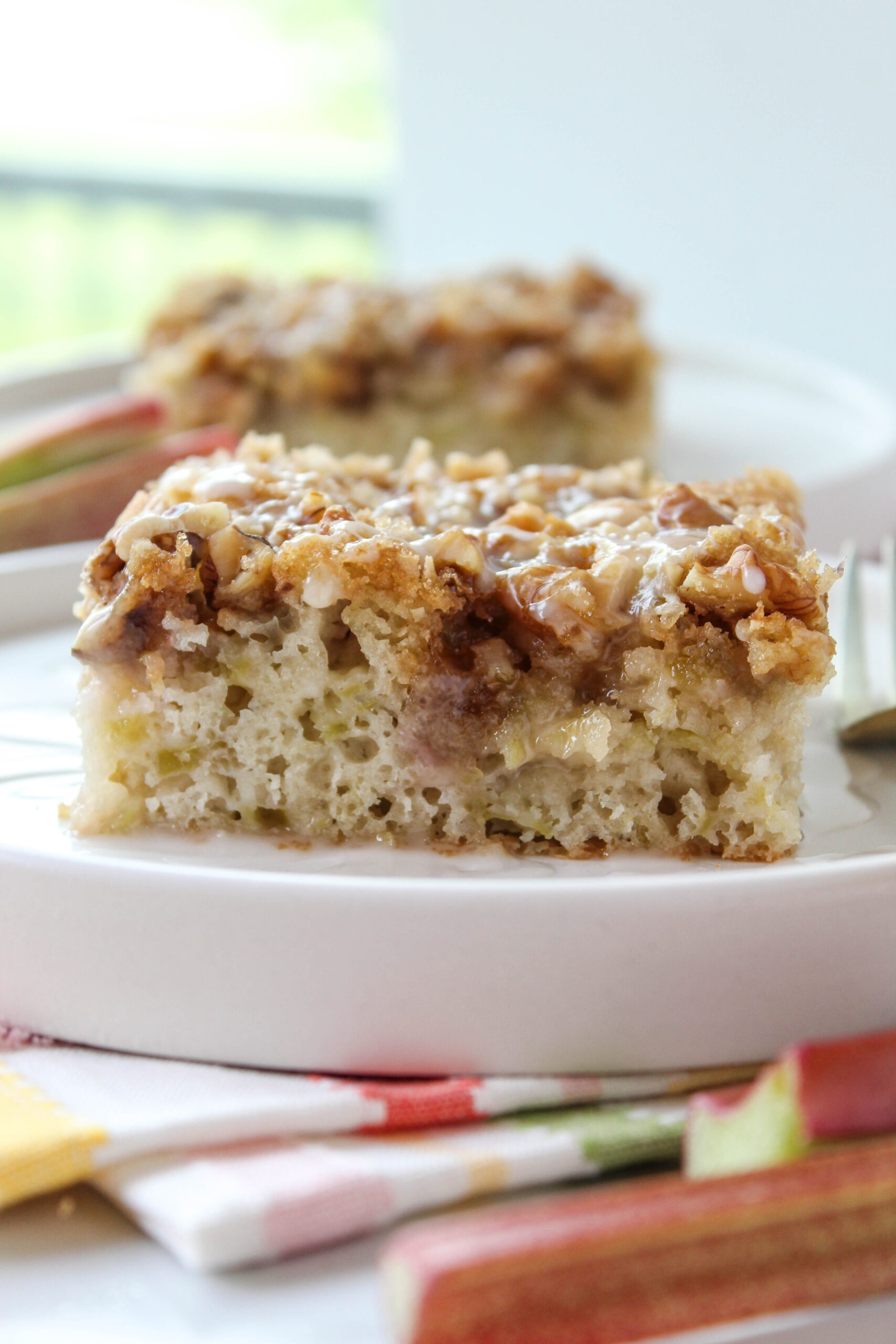Rhubarb Cake | Baking You Happier