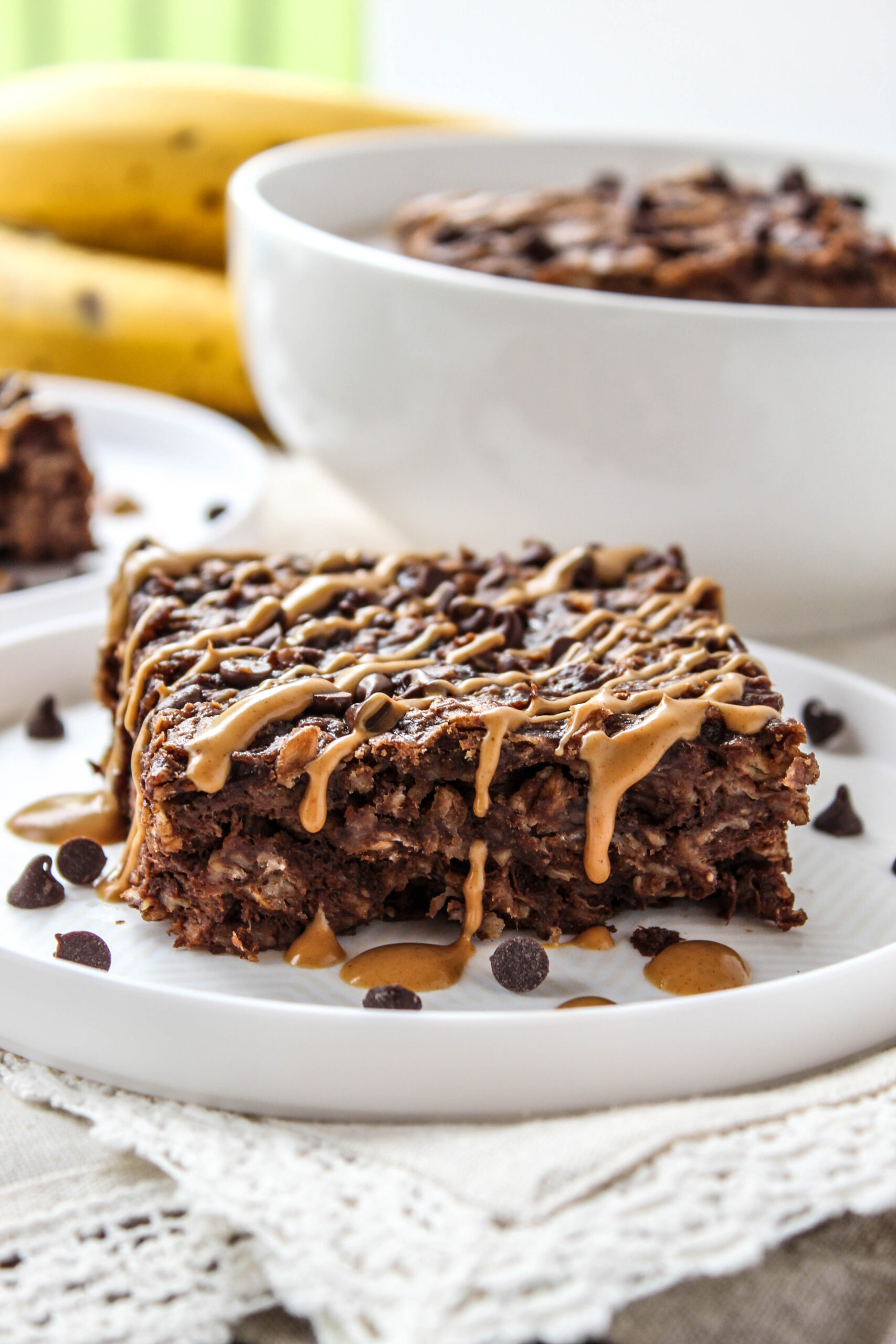 Peanut Butter Brownie Baked Oatmeal Baking You Happier