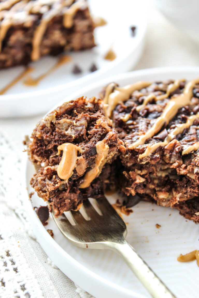 Peanut Butter Brownie Baked Oatmeal Baking You Happier