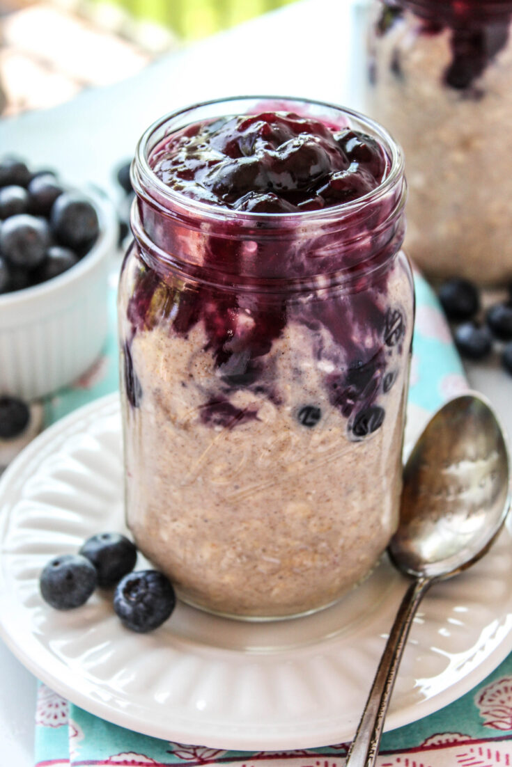 Blueberry Pie Overnight Oats