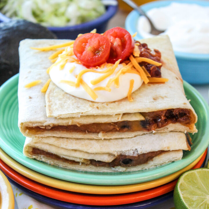Vegetarian Sheet Pan Quesadilla's