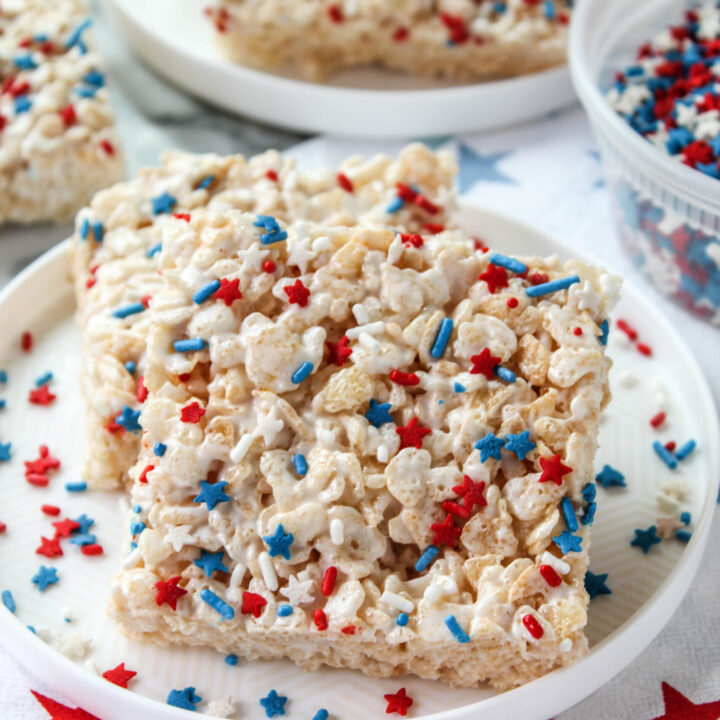 4th of July Rice Krispie Treats