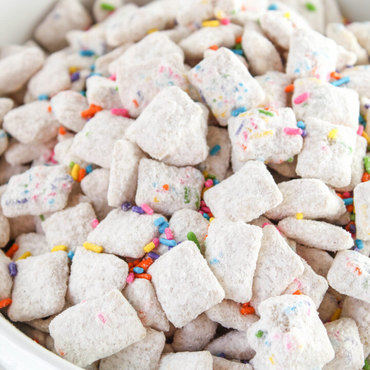 Cake Batter Puppy Chow