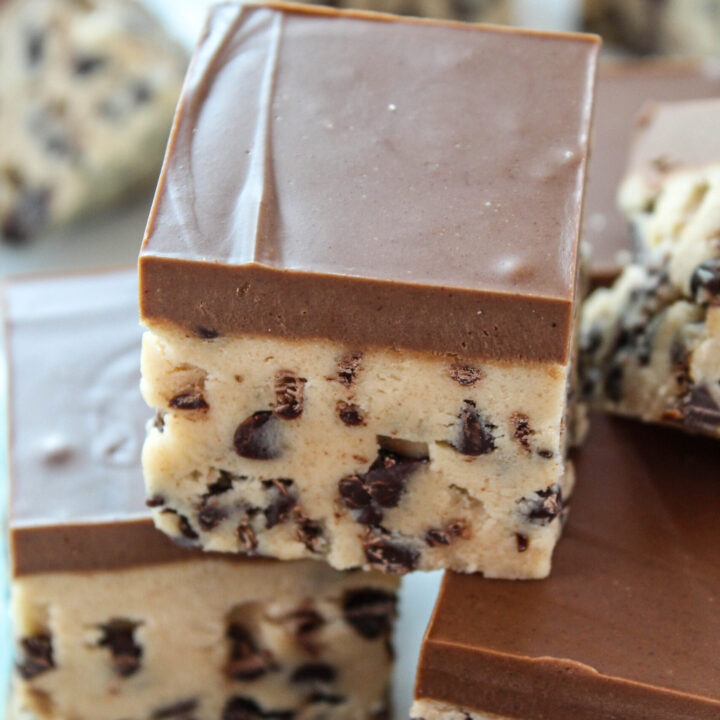 The Best Peanut Butter Chocolate Chip Cookie Dough Bars