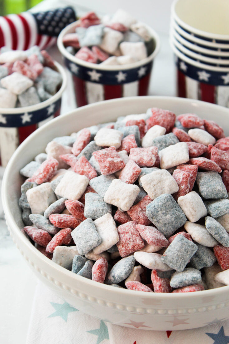 4th of July Puppy Chow