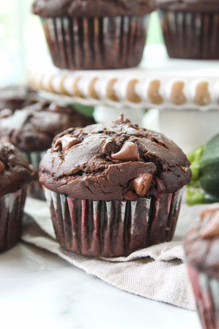 Chocolate Zucchini Muffins