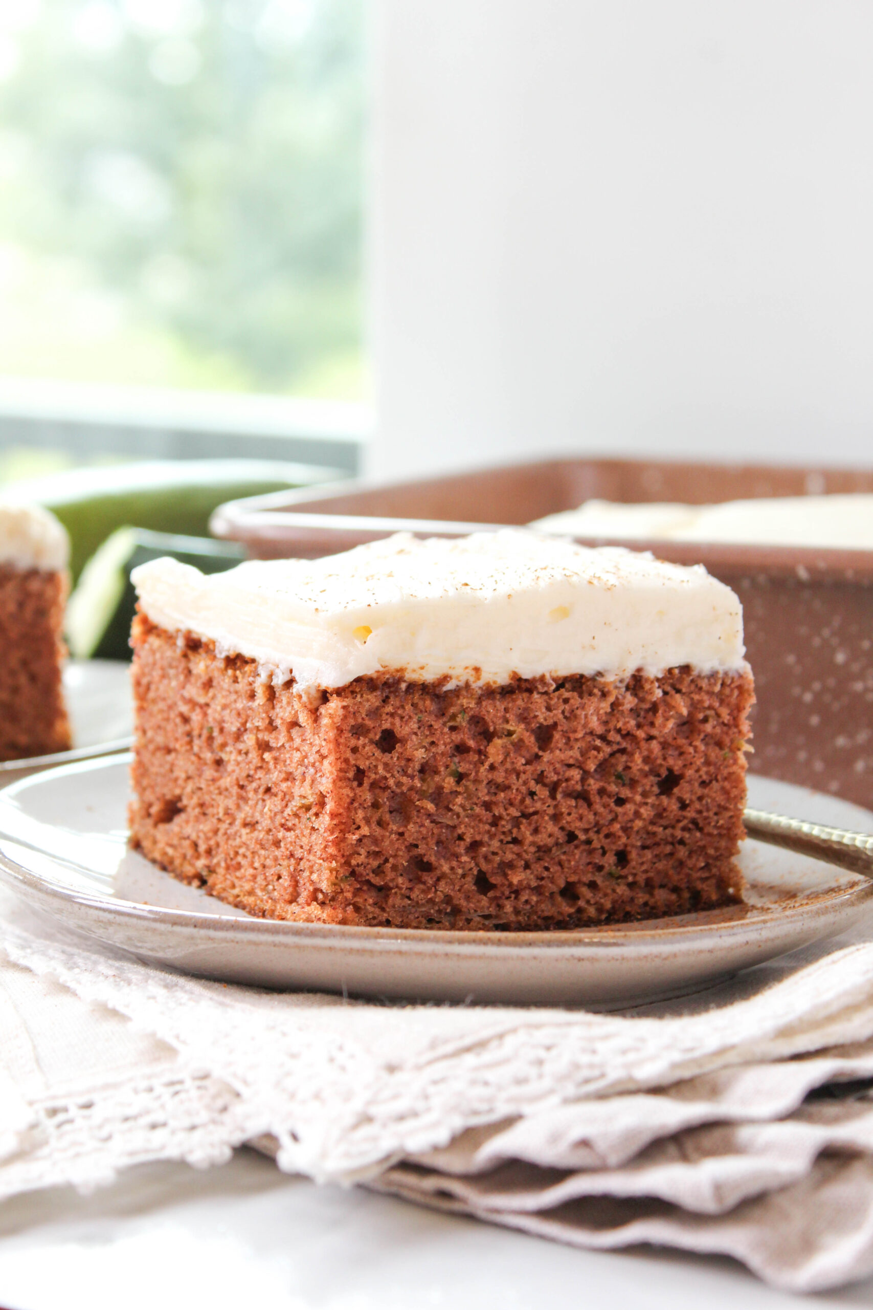 Cinnamon Zucchini Cake Baking You Happier