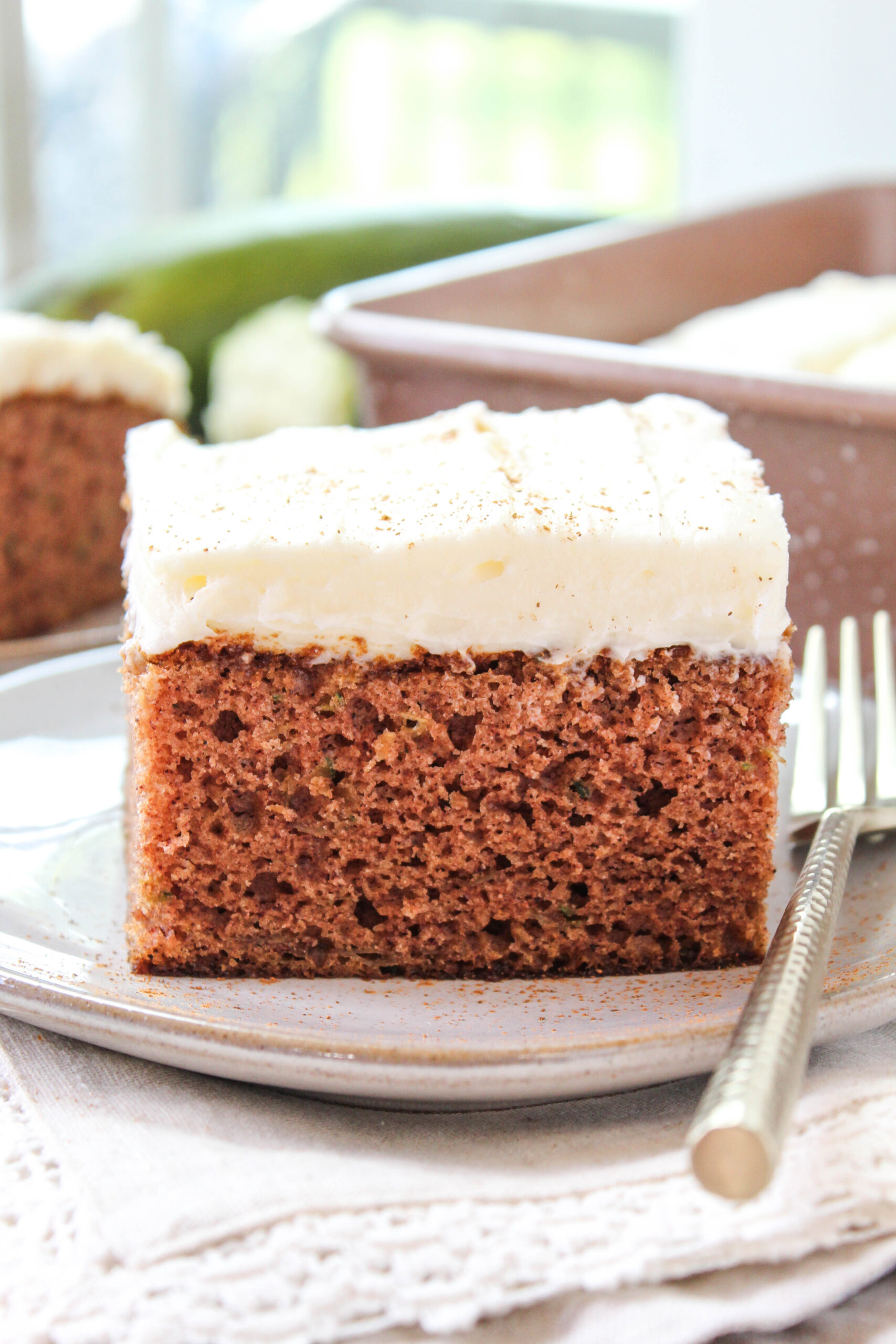 Cinnamon Zucchini Cake Baking You Happier