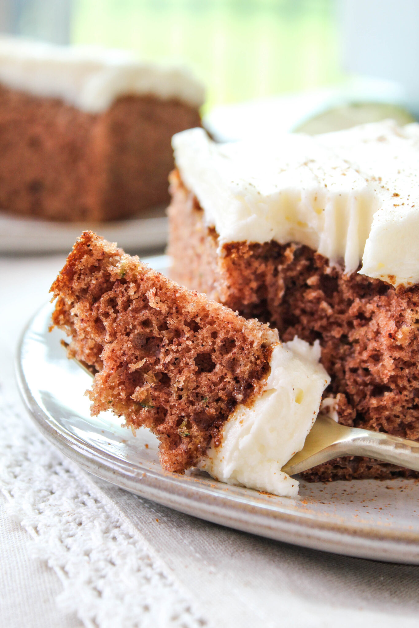 Cinnamon Zucchini Cake Baking You Happier