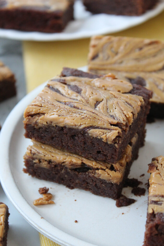 Vegan Peanut Butter Banana Brownies