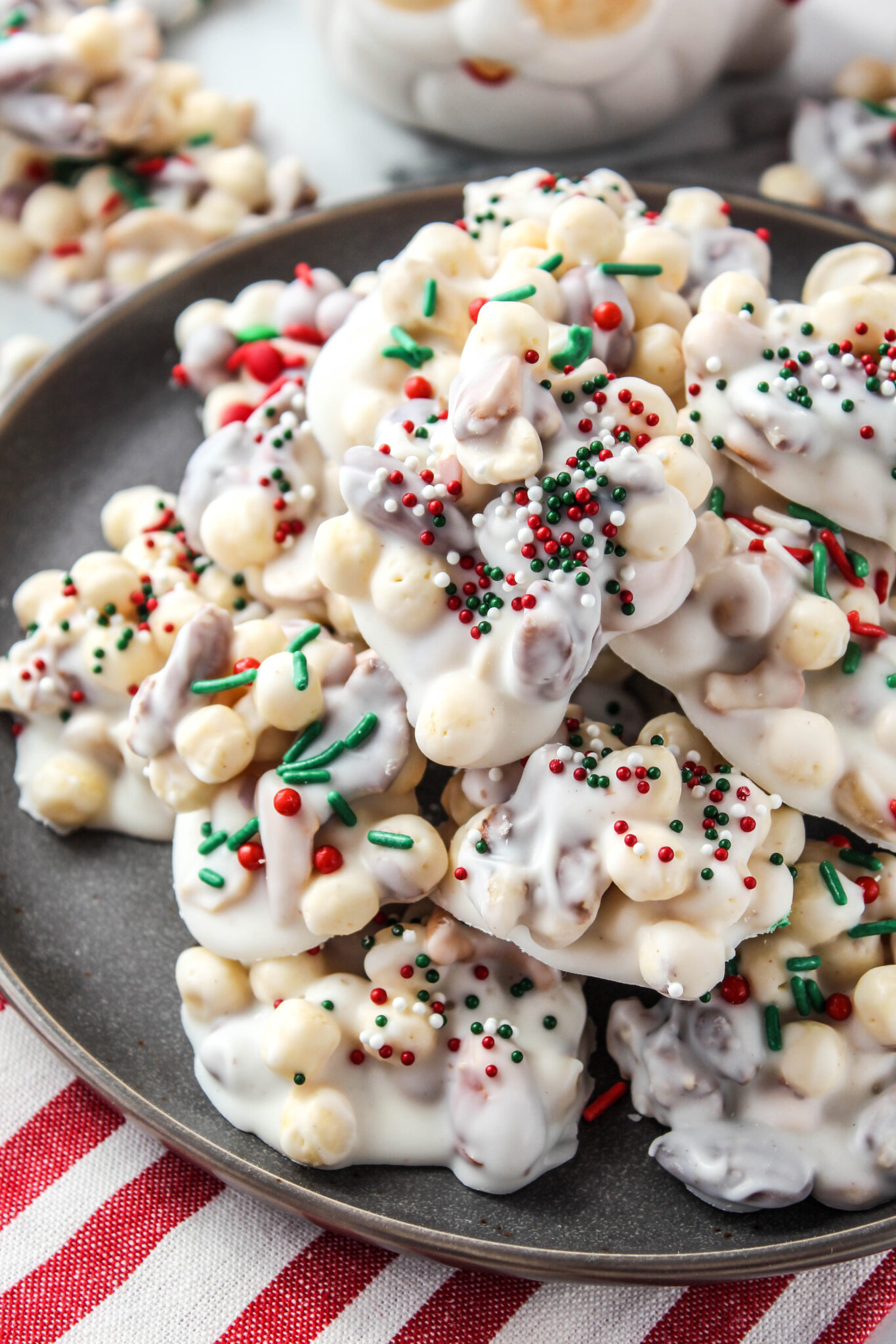 Almond Bark Clusters Baking You Happier