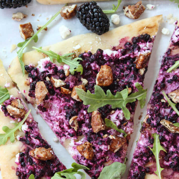Blackberry Flatbread Pizza