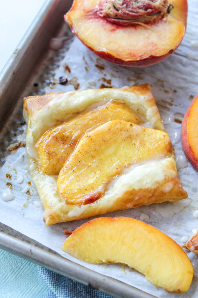 Peach Puff Pastry Tart Recipe