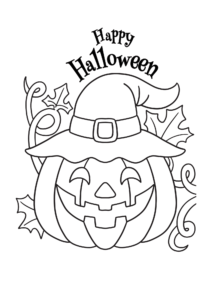 Free Printable Halloween Coloring Book | Baking You Happier