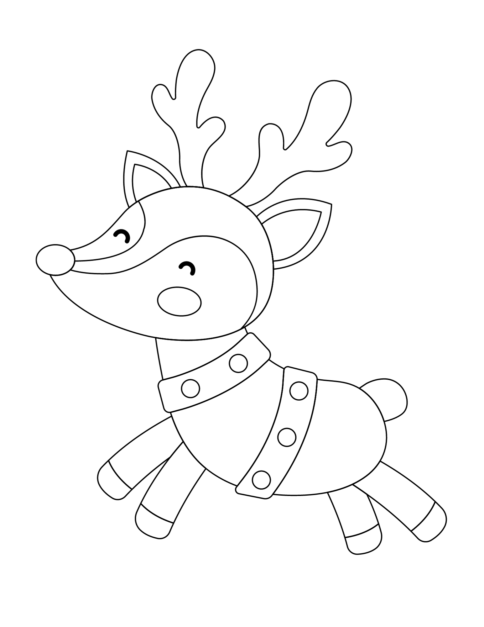 Free Printable Christmas Coloring Book | Baking You Happier