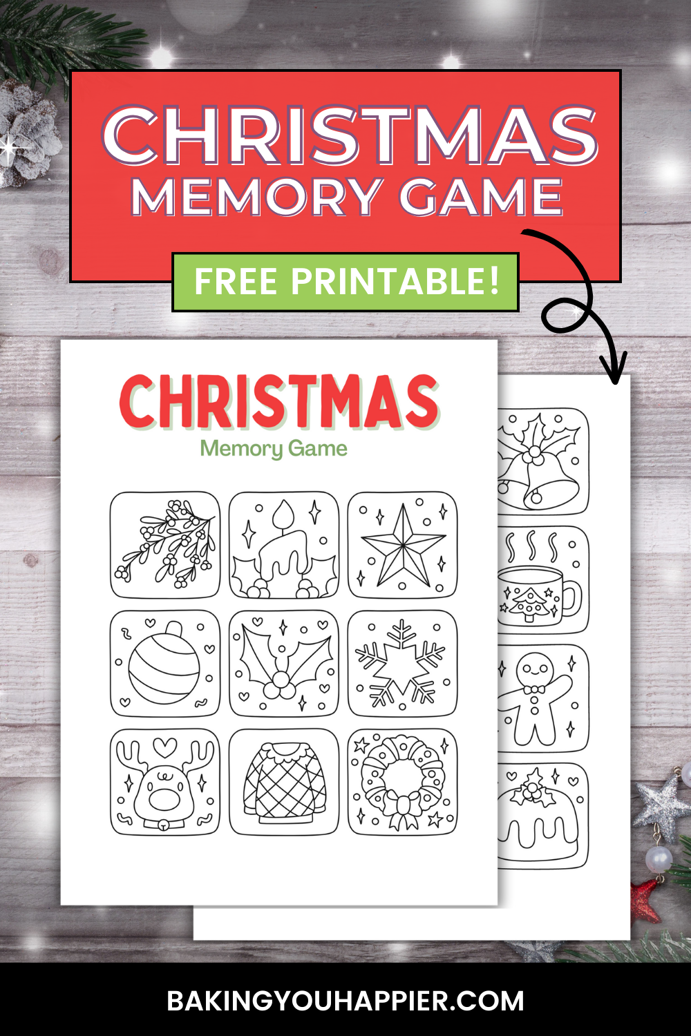 Free Printable Christmas Memory - Copy Of Copy Of Copy Of Copy Of Copy Of Copy Of Pink And Purple Simple Healthy Smoothie Recipes Pinterest Pin 