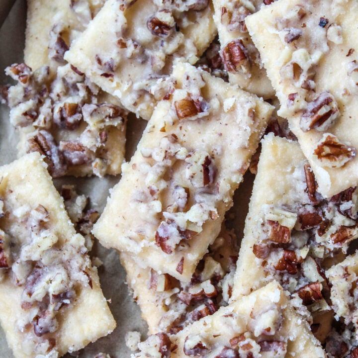 Nutty Toffee Crackers