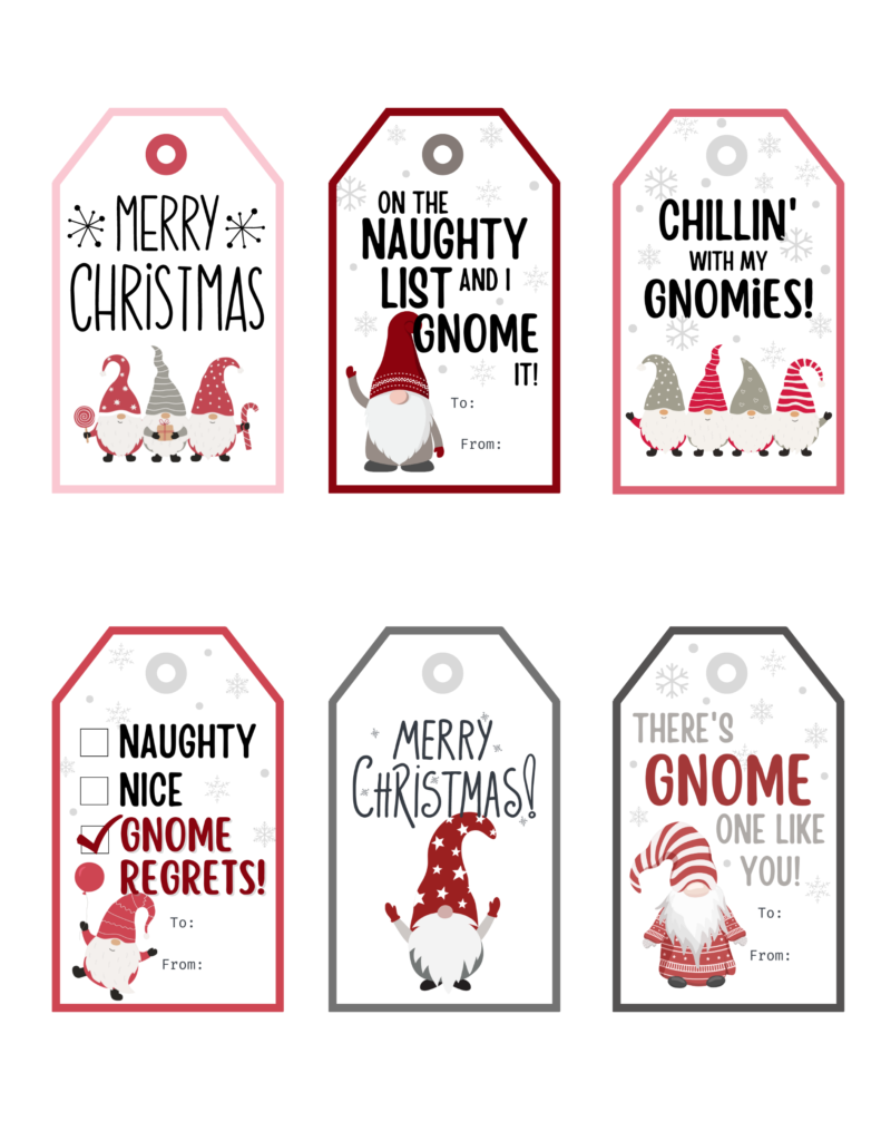 Christmas Gift Tags - Gorgeous Free Printable - Planning With Kids