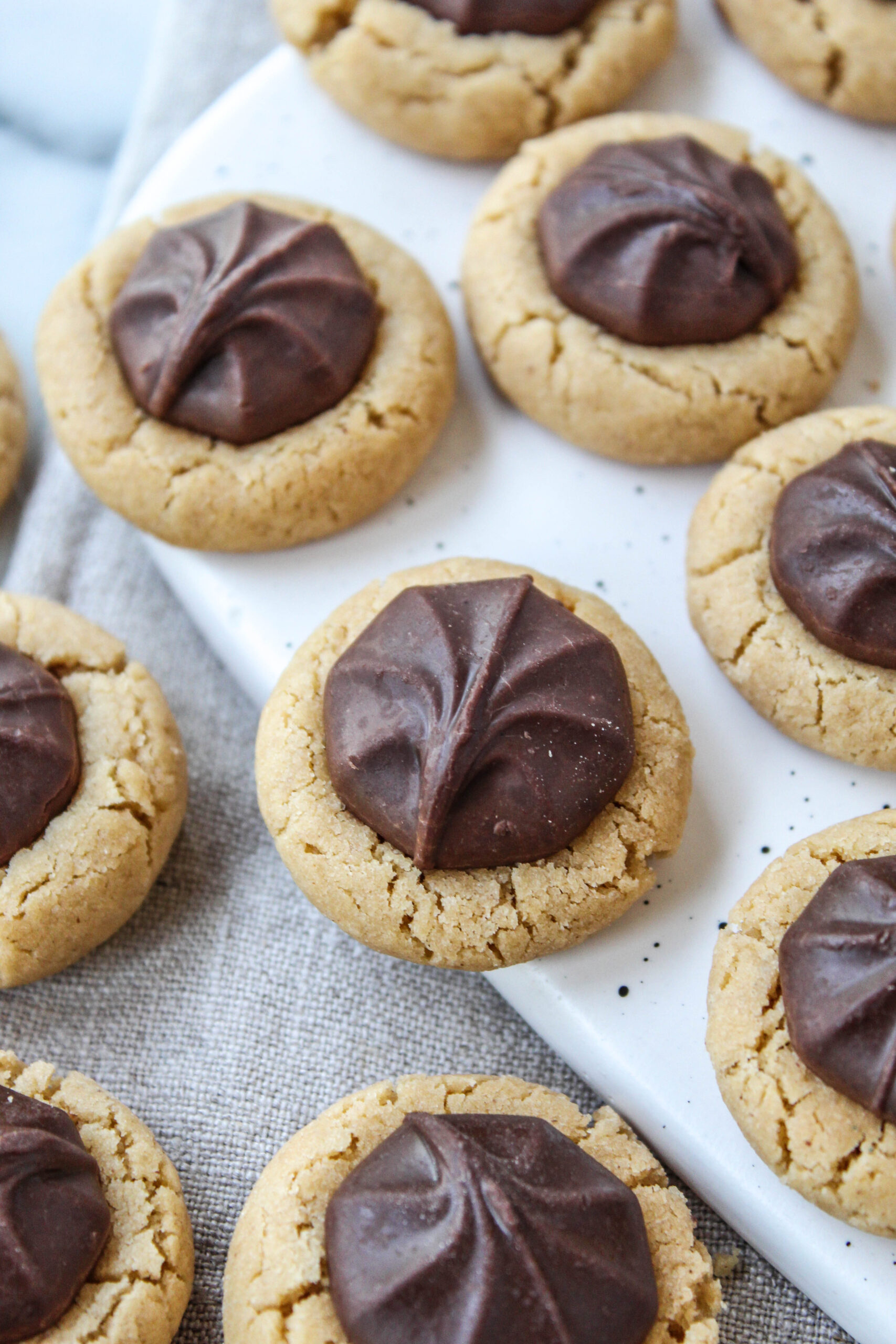 Peanut Butter Chocolate Star Cookies Baking You Happier