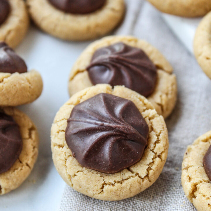 Peanut Butter Chocolate Star Cookies
