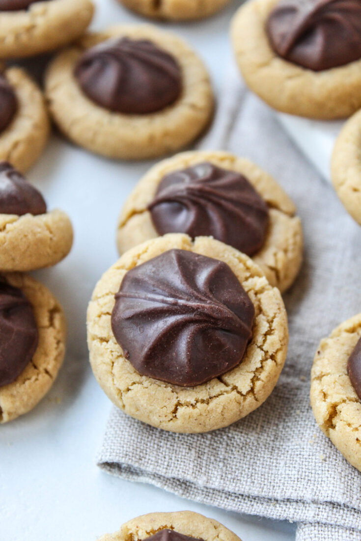 Peanut Butter Chocolate Star Cookies