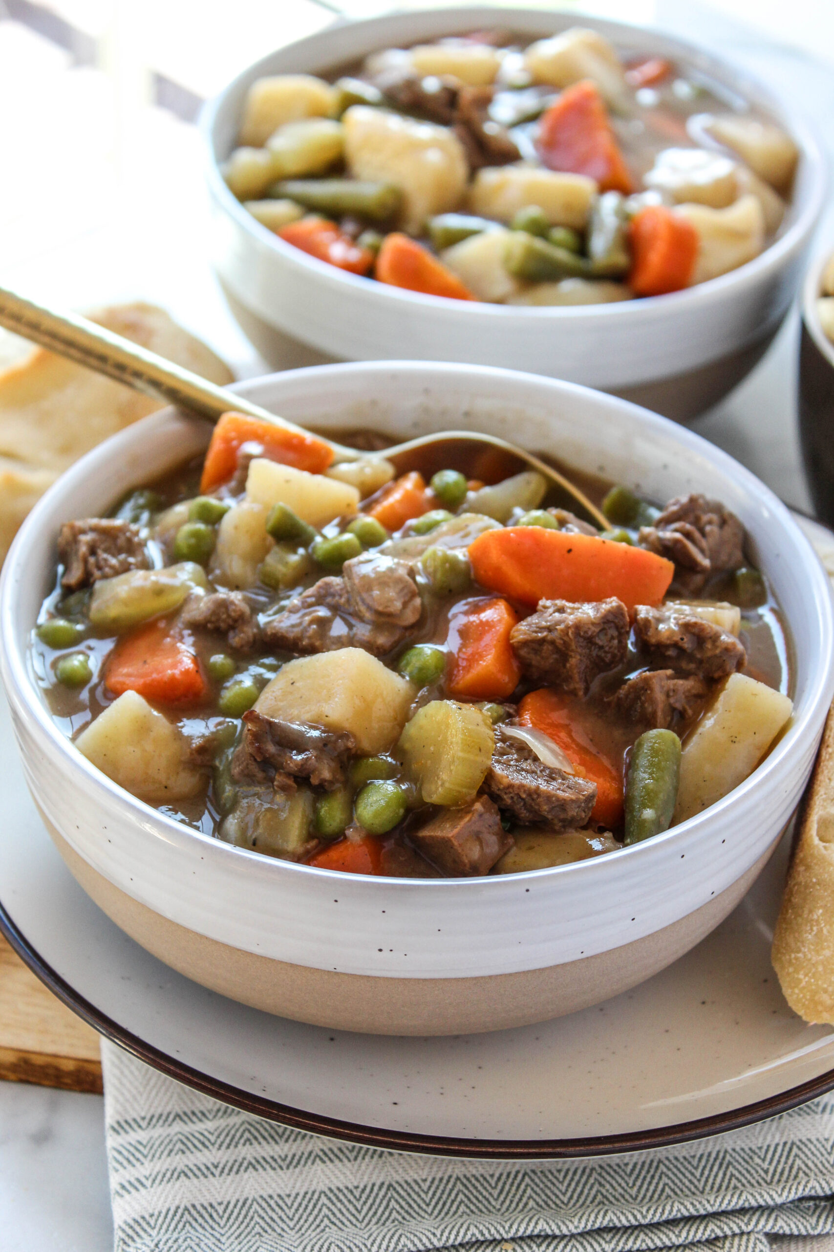 Vegetarian Beef Stew - Baking You Happier