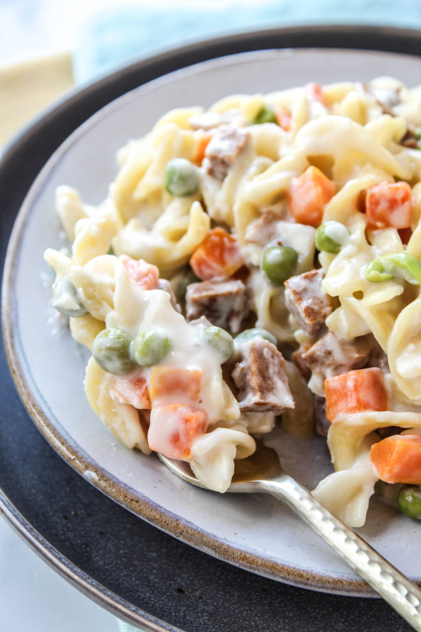 Vegetarian Chicken Pot Pie Noodle Skillet Baking You Happier