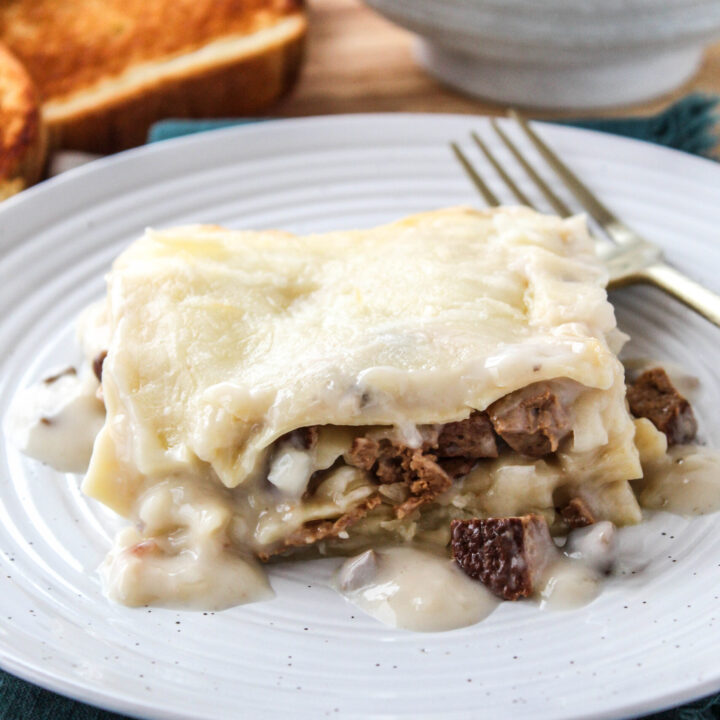 Vegetarian White Chicken Lasagna
