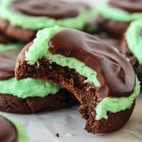 Grasshopper Mint Cookies