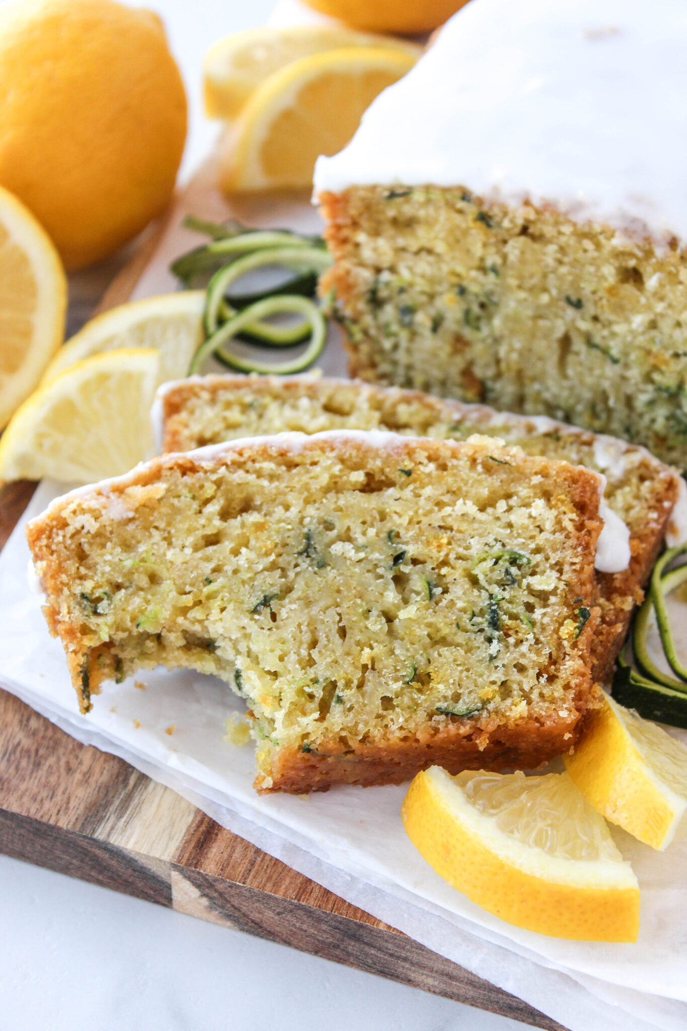 Lemon Zucchini Bread - Baking You Happier