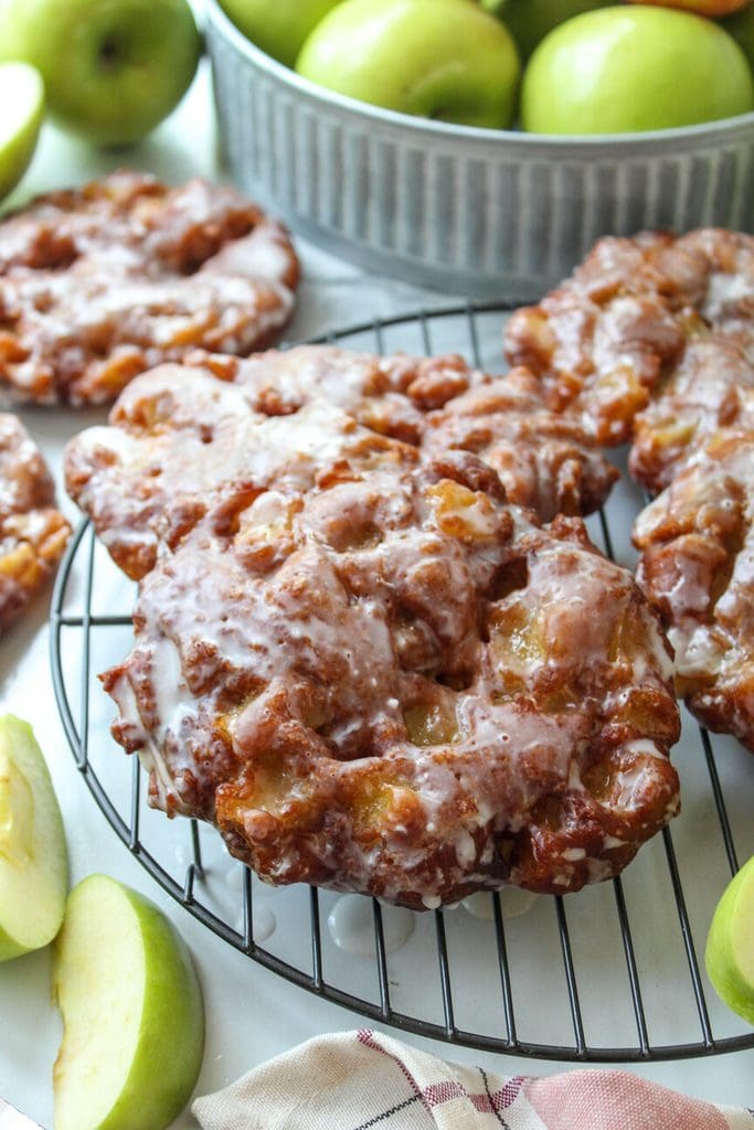 Old‑fashioned apple fritters with crunchy edges and soft centers