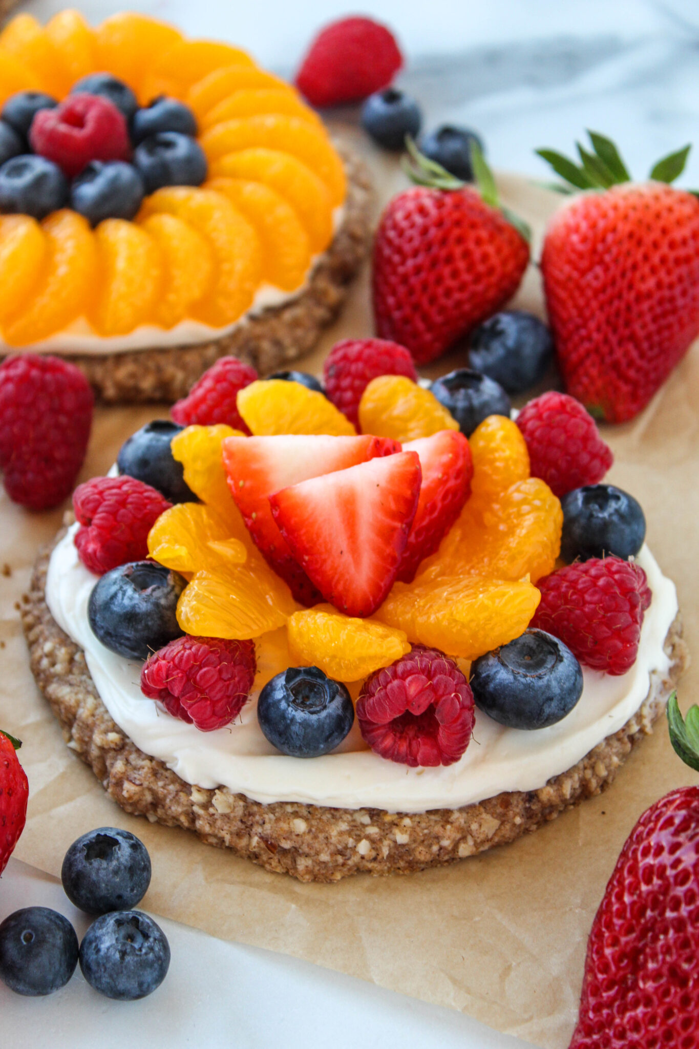 Healthy Fruit Pizza - Baking You Happier