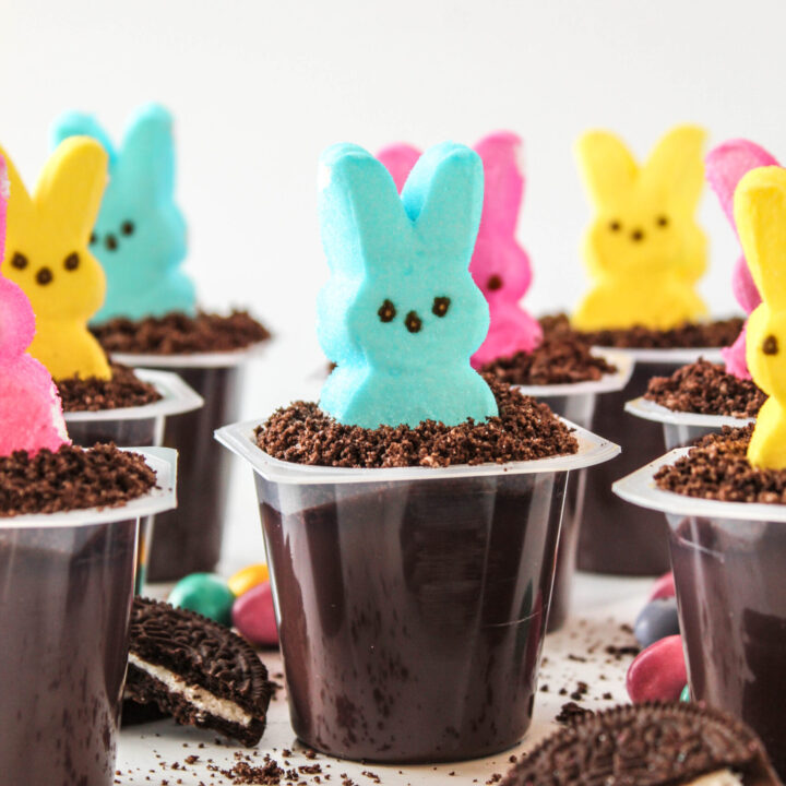 Easter Dirt Cake Pudding Cups