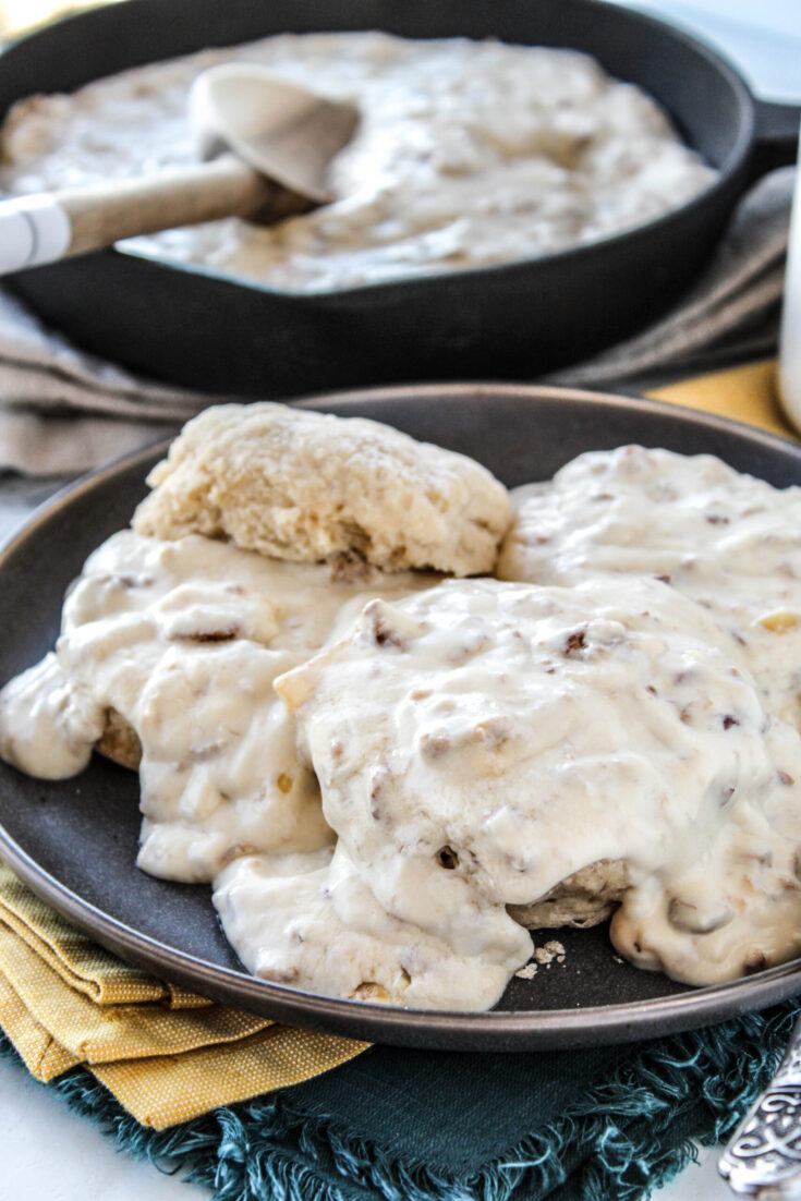 Vegetarian Biscuits and Gravy