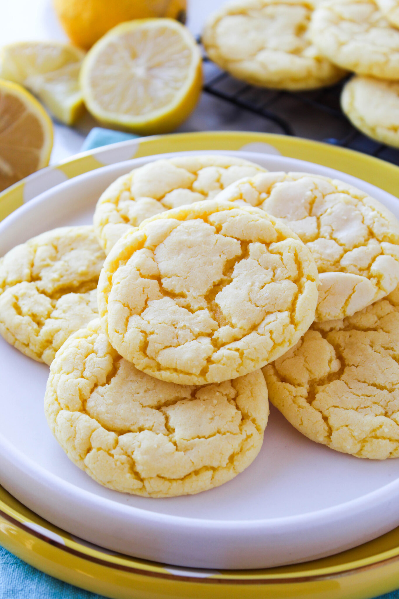 Lemon Cake Mix Cookies