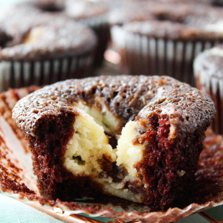 Black Bottom Cupcakes