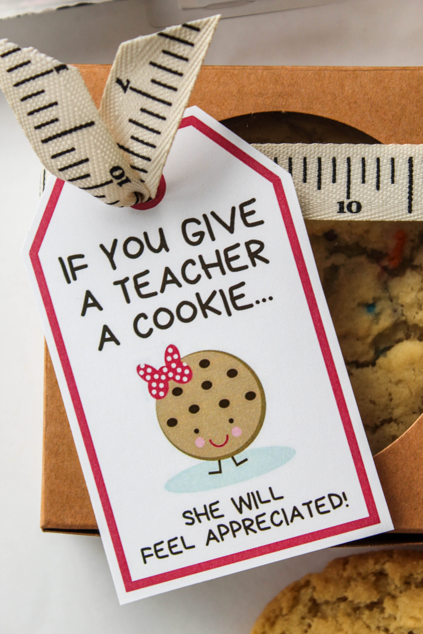 If You Give a Teacher a Cookie Free Printable Teacher Appreciation Gift ...