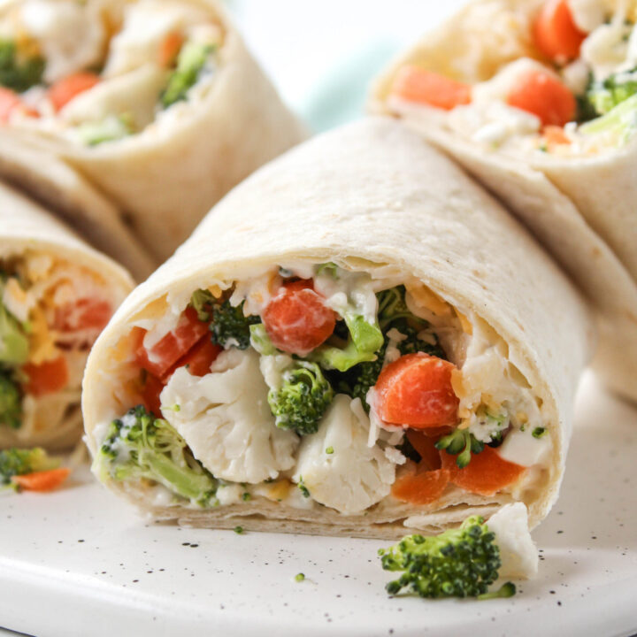 Veggie Pizza Wrap