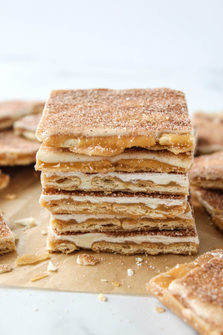 Churro Saltine Toffee