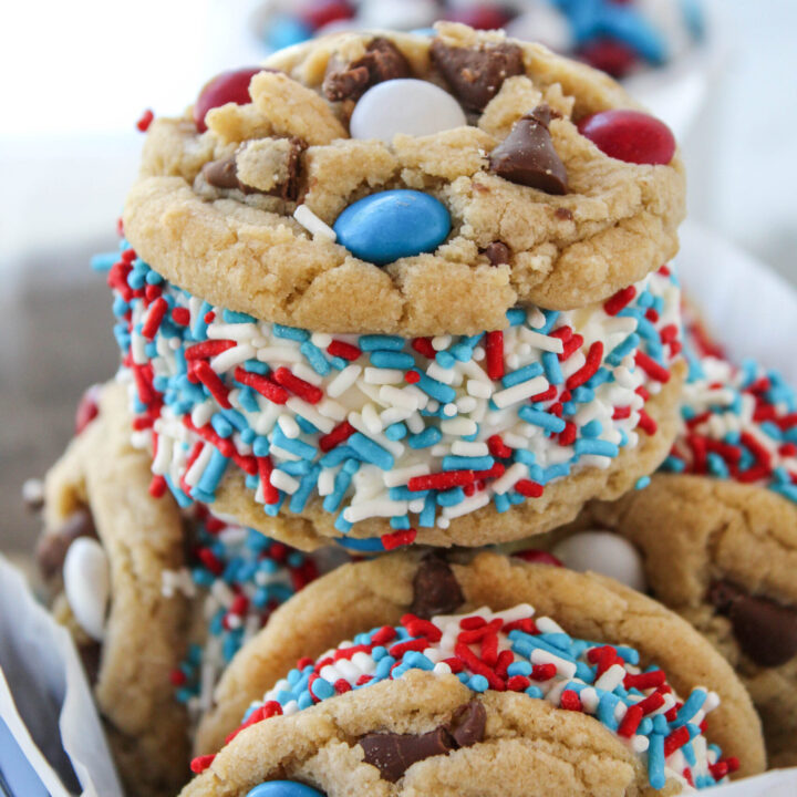 4th of July Ice Cream Cookie Sandwiches