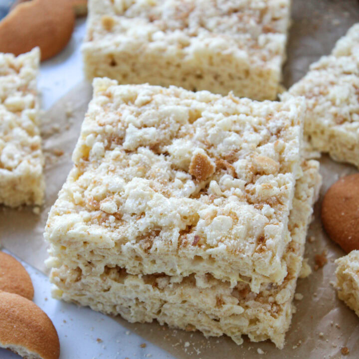 Banana Pudding Rice Krispie Treats
