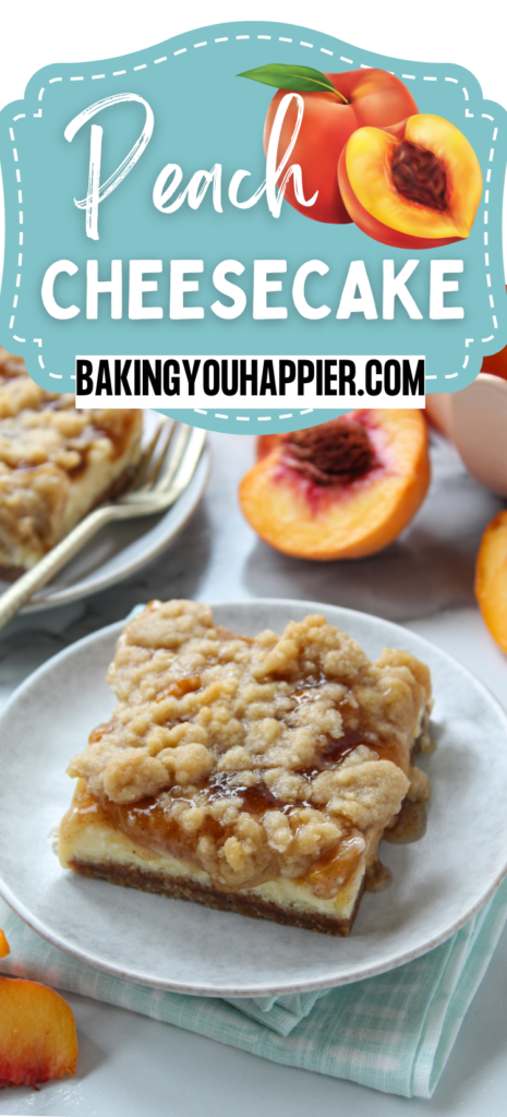 Peach Cobbler Cheesecake Bars Recipe