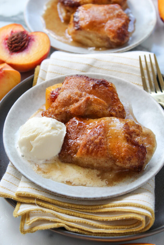 Apple Dumplings with Crescent Rolls Peach Dumplings with Crescent Rolls Recipe
