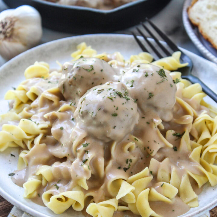Vegetarian Swedish Meatballs